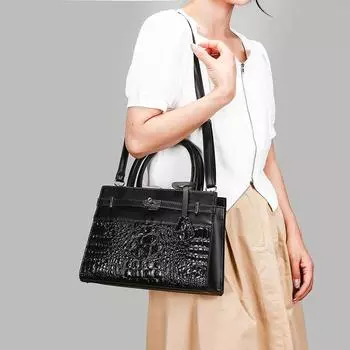 Темперамент простая однотонная повседневная сумка со змеиным узором, женская сумка hheld, летняя новинка 2024 года, одно плечо, косая женская сумка для поездок на работу single package зелёный