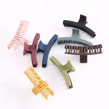 Темперамент Простые Акриловые Модные Девочки Женщины Шпильки Коготь Аксессуары Для Волос Заколка кофейный