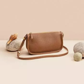 Temperament Retro Crossbody Bag Летняя кожаная универсальная повседневная сумка через плечо с пельменями Женская кожаная сумка