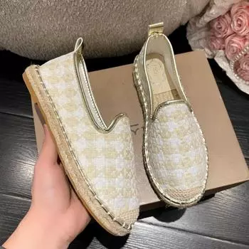 Temperament Simple Flat Shoes Весна 2024 Новые универсальные туфли на плоской подошве Удобные и дышащие повседневные женские туфли для поездок на работу 35 чёрный