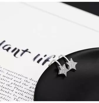 Temperament Star Ear Bone Clip Ear Clip Простые свежие серьги Новый стиль для девочек