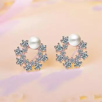 Темперамент Универсальные ювелирные изделия Модные циркониевые сверкающие классические серьги-гвоздики для женщин Ослепительные женские элегантные аксессуары Ювелирные изделия, неподвластные времени