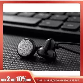 Temperament X6 Наушники-вкладыши с плоской головкой 16 мм HIFI Проводная гарнитура Спортивные наушники открытого типа для игр/Stellar