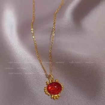 Темперамент Знаменитость Французское Искусственное Жемчужное Ожерелье Женское Легкая Роскошь Высокий Конец Любовь Ключичная Цепочка Ожерелье