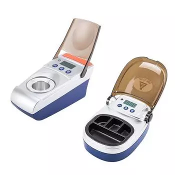 Контроль температуры, стоматологический цифровой нагреватель воска, светодиодный плавильный погружной блок, стоматологическая лабораторная воскотопка, стоматологическое лабораторное оборудование 220V EU Plug синий