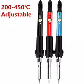 Температурная паяльная станция Электросварочный аппарат Паяльник Электрический паяльник Паяльник EU-black