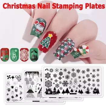 Templates Nail Art Printing Stencil Tools Stamping Template Template Mold Nail Stamping Plate S011