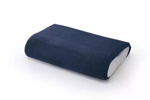 Tempur Pillow Approximately 32x52cm Air Scent Deodorizing Pillow Made in Japan 73006486 Cover, Navy, (Stretchy Type), Cover,
