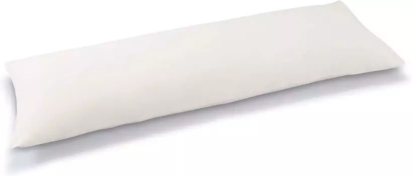 Tempur Pillow Cover Beige Smooth Pillow Case for Long Hug Pillow Smooth Antibacterial Odor Resistant Stretchable Pillow Cover 73006439
