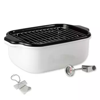 Темпура Легко жарить Длинная прямоугольная Включает и Индукция Оригинальный консервный нож в комплекте J-kitchens Кастрюля, Эмаль, Ингредиенты, Форма, Сковорода, Планки, Сетка,