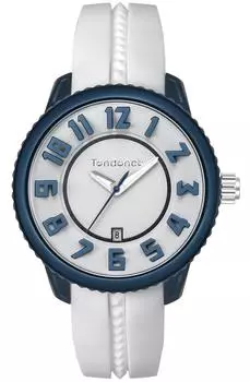 [Tendence] Часы Altec Gulliver с белым циферблатом из нержавеющей стали и минеральным стеклом, кварцевые, 42 мм, женские часы TY932001 [Товар]