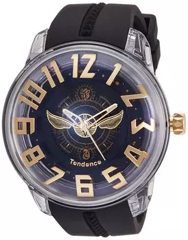[Tendence] Часы из коллекции Гарри Поттера, модель Golden Snitch, черный циферблат, нейлоновое минеральное стекло, кварц, ограниченная серия из 300 экземпляров, модель 51 мм