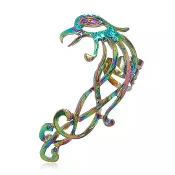 Тенденции, Персонализированный стиль панк, Модные серьги Феникс, Серьги бронзовый