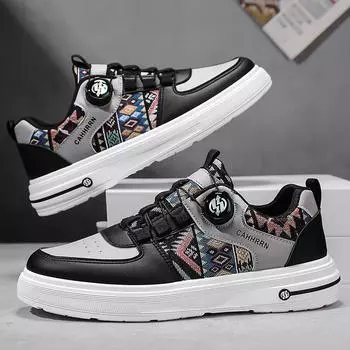 Тенденция к увеличению спортивных кроссовок с низким верхом и толстой подошвой из кожи. Повседневные дышащие кроссовки для серфинга. 39