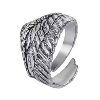 Тенденция Крылья Ангела Крыло Перо Операция Лист Кольцо Ювелирные Изделия Подарки