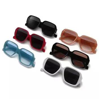 Тенденция новых солнцезащитных очков в большой оправе. Женские солнцезащитные очки Tide UV Live. Модные очки для внешней торговли. UV400