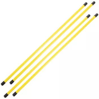 TENDYCOCO Alignment Stick Swing Practice Machine Set of 4 Golf Practice Supplies Trajectory Correction Flying Distance Shoulder Waist Posture Golf