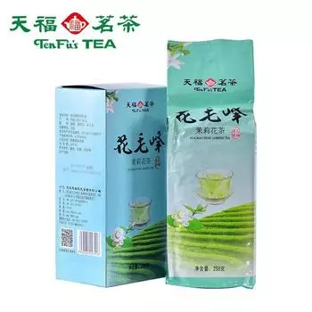 TenFu s TEA Jasmine Flower Maofeng Tea Зеленый органический зеленый чай с жасмином 250г