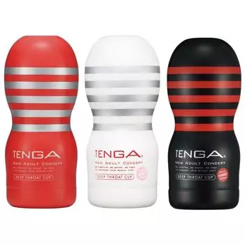 TENGA Deep Throat Cup Полный набор 3 типа Стандарт Мягкий Твердый
