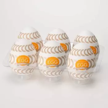 TENGA Egg Ring Set of 6 White