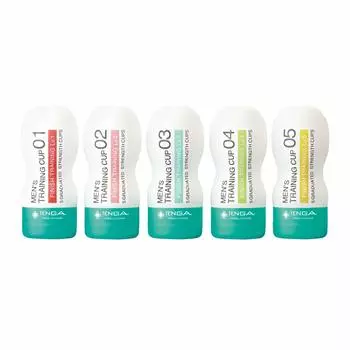 TENGA Healthcare Training Cup Finish Training Complete Set for Hard to Feel and Slow Training White 1 Piece Men s (x 5)