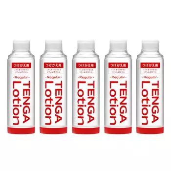 TENGA LOTION Regular Refill TENGA LOTION Regular Refill Сменная насадка Сбалансированная формула Без запаха 170 мл Набор из 5 шт. Не оставляет ощущения сухости