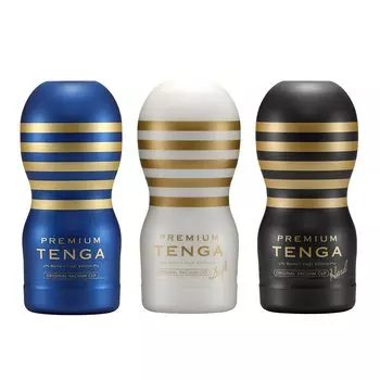TENGA New Premium Tenga 3 типа набор Стандартный Мягкий Твердый Черный Синий, Белый,