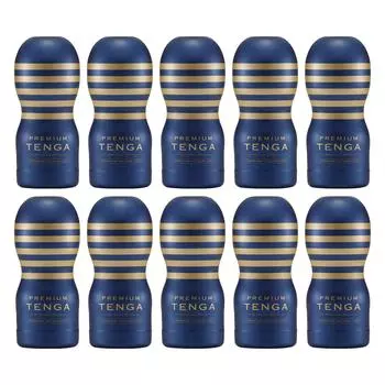 TENGA TENGA PREMIUM TENGA Premium TENGA Вакуумные чашки, синие, набор из 10 золотых штук;