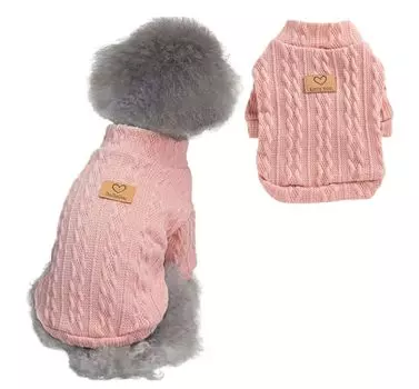 Tengcong Dog Dog Вязаная собака Кошка Собака Холодная погода Маленькие Средние собаки Одежда, свитер, весна, осень, зима, свитер, костюм, одежда, одежда,