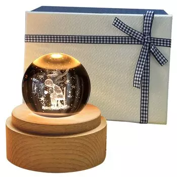 TENGEE Подарок на день рождения для женщин Популярная музыкальная шкатулка Стильные предметы интерьера Статуэтка Лунный свет USB зарядка Проекция Милые лечебные товары Юбилей