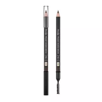 Тени для бровей Missha Smudge Proof Wood Brow, темно-коричневые, 3 шт.