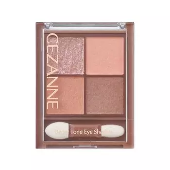 Тени для век Cezanne Bitter Tone 02 Dry Rose Прозрачная матовая насыщенная коричневая пудра 4,5 г