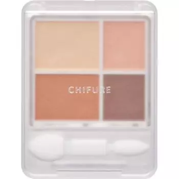 Тени для век Chifure Gradation Eye Shadow 72 Макияж глаз Цвета и тени для век Нанесите светлый цвет на всю область век с помощью широкого кончика кисти; нанесите средний цвет с небольшим