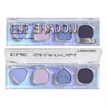 Тени для век Erinde Cool Cybopunk Blue Eyeshadow Palette Cosplay Fine Glitter Matte Eye Color Smoky Deep Blue Blue Pearl Cool Eyeshadow Powder High Color