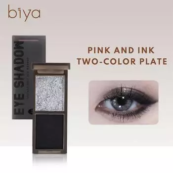 Тени для век GECOMO 2 цвета, матовые, Y2K, мерцающие, улучшенный насыщенный цвет, макияж глаз