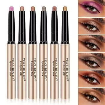 Тени для век Lazy Eye Stick с матовой текстурой, глянцевые тени для век Silkworm, натуральные долговечные водонепроницаемые тени для век