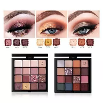 Тени для век Матовые перламутровые теплые многоцветные тени для век Dream Длительная палитра теней для век A