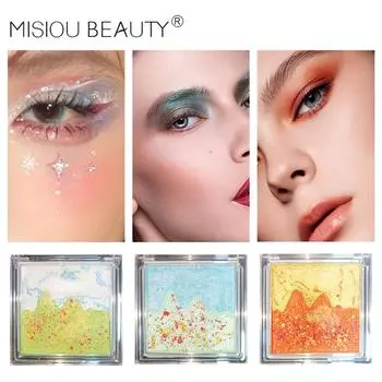 Тени для век Misiou Beauty, новый Хэллоуин, Рождество, сценический макияж, легкий пейзаж, диск с тенями для век 01