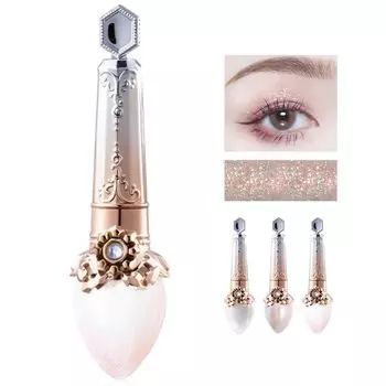 Тени для век одноцветные жидкие тени для век яркие сияющие жидкие тени для век Tear Bag Makeup Eyeshadow стойкие 3 цвета жидкие тени для век 5 мл