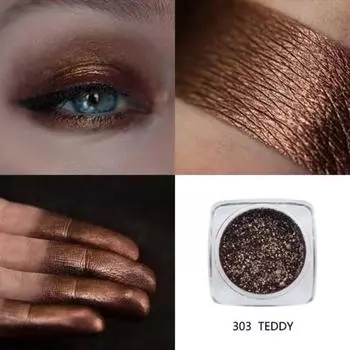 Тени для век PHOERA Solid Color Shimmer Glitter Eye Shadow Pigment Pearlescent Brightening High Light Powder Lasting Cosmetics 1 шт.