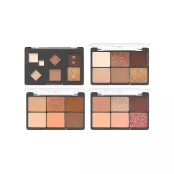 Тени для век RAAR All Day Color Pocket Eye Shadow 9g бордовый