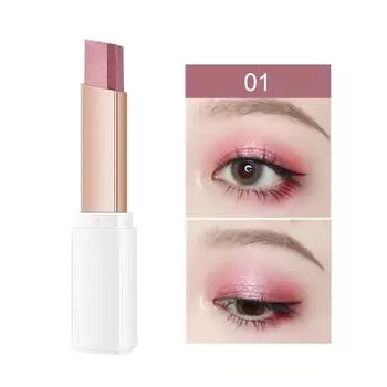 Тени для век с градиентом в двух тонах Новые тени для век с водостойкими блестками Карандаш для век с длительным эффектом Тени для век с перламутровым кремом One Size