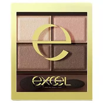 Тени для век Sana Excel Skinny Rich Shadow 4,3 г, SR06 Sensual Brown, 1 шт.