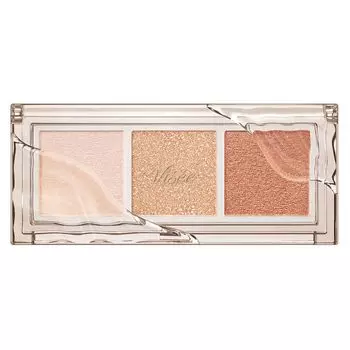 Тени для век Visee Killer Eye Trio Sun Eye 3g с оранжевыми блестками OR-3
