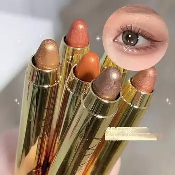 Тени для век, вспышка, жемчужные тени для век, лежащий шелкопряд, макияж для глаз, косметика