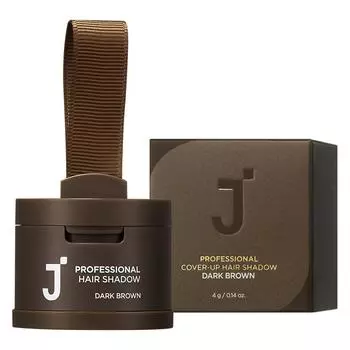 Тени для волос J.Sup Professional Cover-Up 4 г, темно-коричневые, 1 шт.