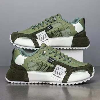 Tenis Men Casual Искусственная кожа Кроссовки Мужские танкетки Обувь 2025 Весна Лето Дышащие Кроссовки Мужские Кроссовки Для Тренажерного Зала Бег Кроссовки Tenis Masculino 39