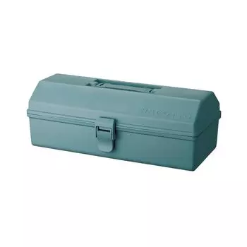 Tenma Light and easy-to-handle plastic storage box Designed to fit a 30cm ruler Sewing box Accessory case Hakot Ramune Blue Width 38 x Depth 20 x He