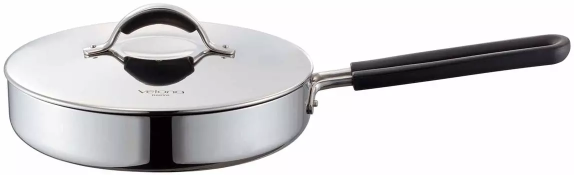 Tennen Velona nuovo Frying Pan 24cm Full 5 Layer Structure IH Compatible NV-F24 серебряный