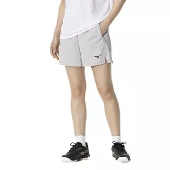 Tennis Badminton Game Half Officially Certified by the Japan Badminton 62JBB220 Vapor Silver XL [Mizuno] Pants, Pants, Association, Women s